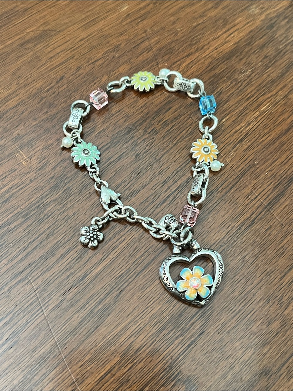 Vintage Brighton - Bloom From Within Charm Bracelet with Pastel Accents